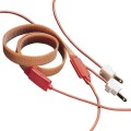 Omega SRT Series Heater Tape with power leads, medium tempurature, 52 W, 4.3 W/in<sup>2</sup>, 120 V, silicone rubber, 1/2" x 2'-