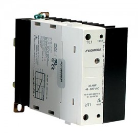 Omega SSRDIN Series 3-Phase DIN Rail Solid State Relay, 25 A, DC control-