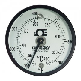 Omega SUR-75 Surface Dial Thermometer, 50 to 750°F, Surface Contact-