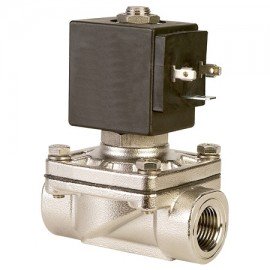 Omega SV172 Solenoid Valve, 2-Way Normally Closed, Pilot Operated, 1/2", 3.4 Cv, 316 SS-