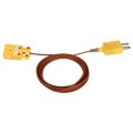 Omega TECT25-9 Thermocouple Extension Cable Assembly, molded, type T, PFA, SMPW-F to SMP male, 25'-