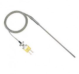 Omega TJ36-CASS-18U-6-SB-OSTW-M Transition Joint Thermocouple Probe with OSTW  connector and strain-relief boot, type K, 32 to 1958&amp;deg;F, 304 SS, 1/8 x 6&amp;quot;-