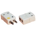Omega UHX-C-F Ceramic Ultra-High-Temperature Standard Thermocouple Connector, type C female, ceramic, IEC color code-