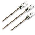 Omega WTK-6-60-TT Bolt-On Washer Thermocouple Assembly, Type K, #6 Screw Mount, 60" Lead-