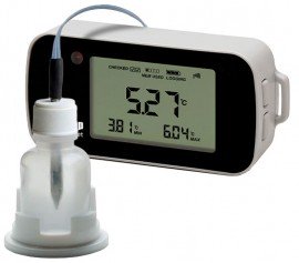 Onset HOBO CX402-VFC205 InTemp VFC Temperature Data Logger with 6.6' probe &amp;amp; 5 m bottle-