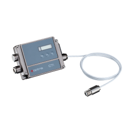 Optris CTi 2M Series IR Pyrometer with standard focus lens, 0 to 1.6 &amp;mu;m, 482 to 1652&amp;deg;F, 40:1, 9.8' cable-