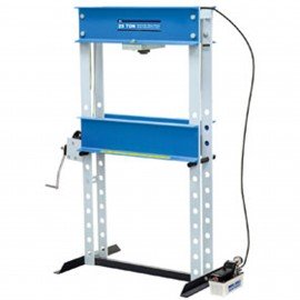 OTC 1834 Hydraulic Shop Press with air pump, 25 tons-