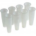 OTC 6753 Plastic Protector Cups for 6752 Fuel injector storage rack, 8-pack-