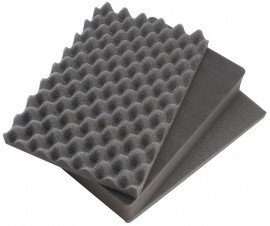 Pelican 1401 3 Piece Replacement Foam Insert Set for Model 1400-