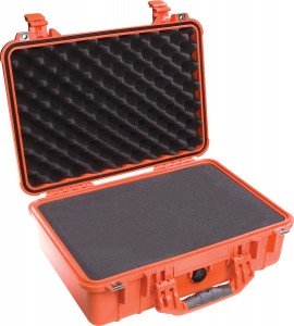 Pelican 1500 Medium Case, Orange-