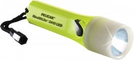 Pelican 2410PLC StealthLite Photoluminescent Flashlight, yellow, 183 lumens-