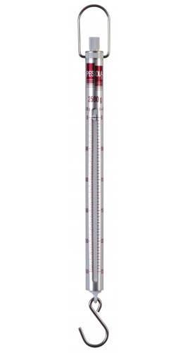 PESOLA 42500 Medio-Line Metric Spring Scale, 2500 g-