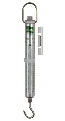 PESOLA 80210 Macro-Line Metric/English Spring Scale, 10 kg/20 lbs-