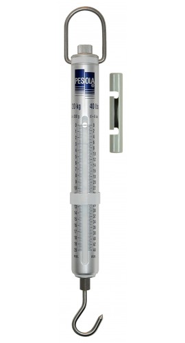 PESOLA 80420 Macro-Line Metric/English Spring Scale, 20 kg/40 lbs-