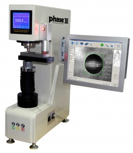 Phase II 900-359 Automatic Brinell Hardness Tester with CCD Camera and Touch Screen, 3.18 to 658 HBW-