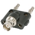 PIECAL 020-0218 BNC Female to Double Banana Plug Adapter for PIECAL 820-Elite-