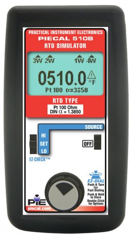 PIECAL 510B Single RTD Simulator, Ni 120&amp;Omega; (Pure)-