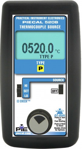 PIECAL 520B-P Single T/C Simulator, Type P-