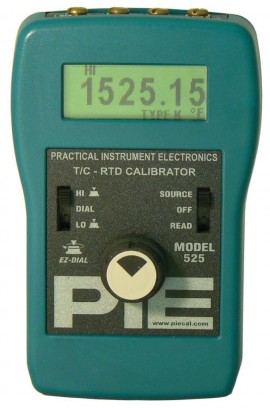 PIECAL 525 Dual T/C &amp; RTD Calibrator-