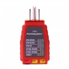 Platinum Tools T301C 110V Electric Outlet Tester-