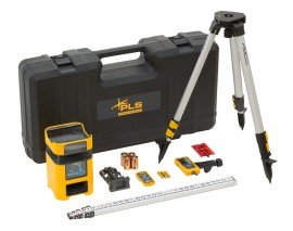 PLS HV2R Red Rotary Laser Combo Kit-
