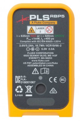 PLS RBP5 SINGLE PK Li-Ion Battery for Line and Dot Lasers-