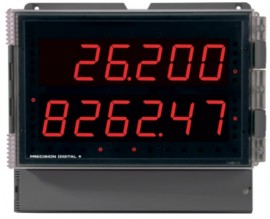 Precision Digital PD2-6200-6H7 Helios 4-Relay Analog Input Flow Rate/Totalizer, 85 to 265VAC, 4 to 20mA Output-