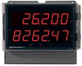 Precision Digital PD2-6200-7H0 Helios Analog Input Flow Rate/Totalizer, 12 to 24VDC-