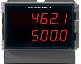 Precision Digital PD2-6210-7H2 Helios 2-Relay Analog Input Batch Controller, 12 to 24VDC-