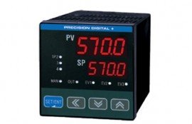 Precision Digital PD545-6RA-51 Nova Auto-Tune Process and Temperature Controller, 3 relay/2 current output, 3/16 DIN-