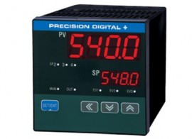 Precision Digital PD549-6RB-21 Nova Auto-Tune Process and Temperature Controller, 3 relay/2 current output, 1/4 DIN-