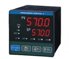Precision Digital PD554-6RA-03 Nova Ramp and Soak Controller, relay/current output, 3/16 DIN-