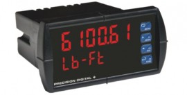 Precision Digital PD6100-7H5 ProVu Strain Gauge/Load Cell/mV Digital Panel Meter with SunBright display, 2 relay/current-