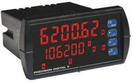 Precision Digital PD6200-6H2 ProVu Analog Input Flow Rate/Totalizer Digital Panel Meter, 1/8 DIN-
