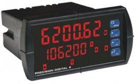 Precision Digital PD6200-7H0 ProVu Analog Input Flow Rate/Totalizer Digital Panel Meter, 1/8 DIN-