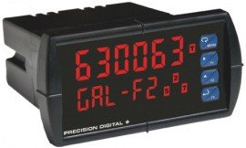 Precision Digital PD6300-7H7 ProVu Pulse Input Flow Rate/Totalizer Digital Panel Meter with SunBright display-