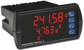 Precision Digital PD6400-7H2 ProVu High-Voltage and Current Digital Panel Meter, SunBright display, 2 relays-