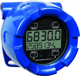 Precision Digital PD6830-BM0-0 ProtEX-RTP Explosion-Proof Pulse Input Flow Rate/Totalizer, Battery Powered-
