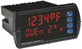 Precision Digital PD7000-7R2 ProVu 2-Relay Temperature Digital Panel Meter, 12 to 24VDC-