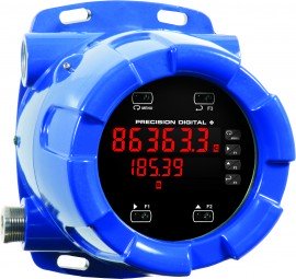 Precision Digital PD8-6363-6H0 ProtEX-MAX Explosion-Proof Dual Pulse Input Flow Rate/Totalizer, 85 to 265 VAC-