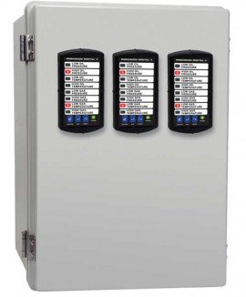 Precision Digital PDA2303-V NEMA 4X Plastic Vertical Enclosure for &amp;frac18; DIN digital panel meters, 3 cutouts-