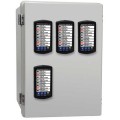 Precision Digital PDA2304-V NEMA 4X Plastic Vertical Enclosure for &amp;frac18; DIN digital panel meters, four cutouts-