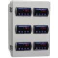 Precision Digital PDA2306 NEMA 4X Plastic Horizontal Enclosure for &amp;frac18; DIN digital panel meters, 6 cutouts-