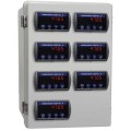 Precision Digital PDA2307 NEMA 4X Plastic Horizontal Enclosure for &amp;frac18; DIN digital panel meters, 6 cutouts-