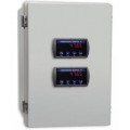 Precision Digital PDA2312 NEMA 4X Plastic Horizontal Enclosure for DIN digital panel meters, 2 cutouts-