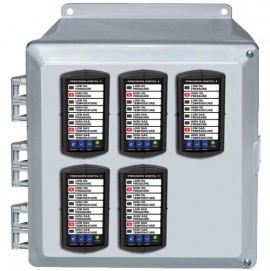 Precision Digital PDA2505-V Plastic NEMA 4X Vertical Enclosure, 13.7 x 12.4 x 7.1in, 5 Cutouts-