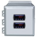 Precision Digital PDA2512 Plastic NEMA 4X Horizontal Enclosure, 13.7 x 12.4 x 7.1in, 2 Cutouts-
