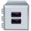 Precision Digital PDA2512 Plastic NEMA 4X Horizontal Enclosure, 13.7 x 12.4 x 7.1in, 2 Cutouts-