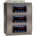 Precision Digital PDA2603 Stainless-Steel NEMA 4X Horizontal Enclosure, 11.5 x 8.9 x 4in, 3 Cutouts-