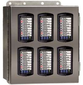 Precision Digital PDA2606-V Stainless-Steel NEMA 4X Vertical Enclosure, 13.5 x 12.9 x 6in, 6 Cutouts-